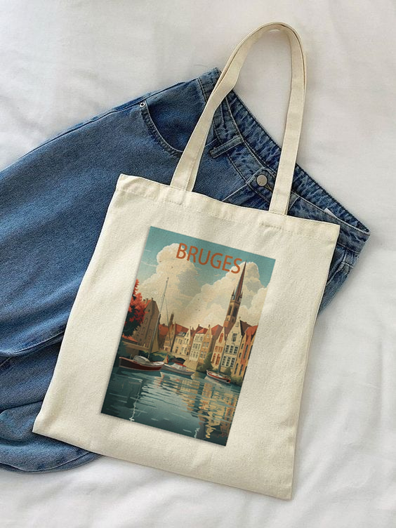 Bruges Vintage Tote Bag