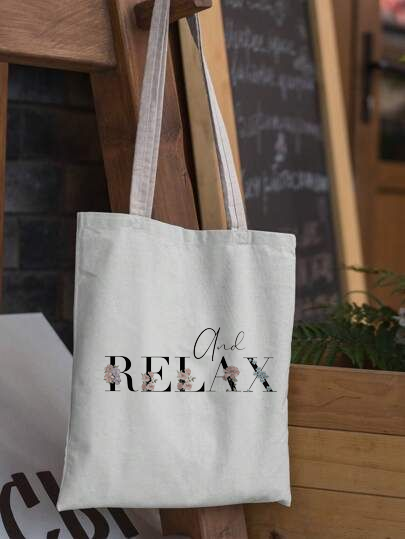 Relax And Bloom Tote Bag