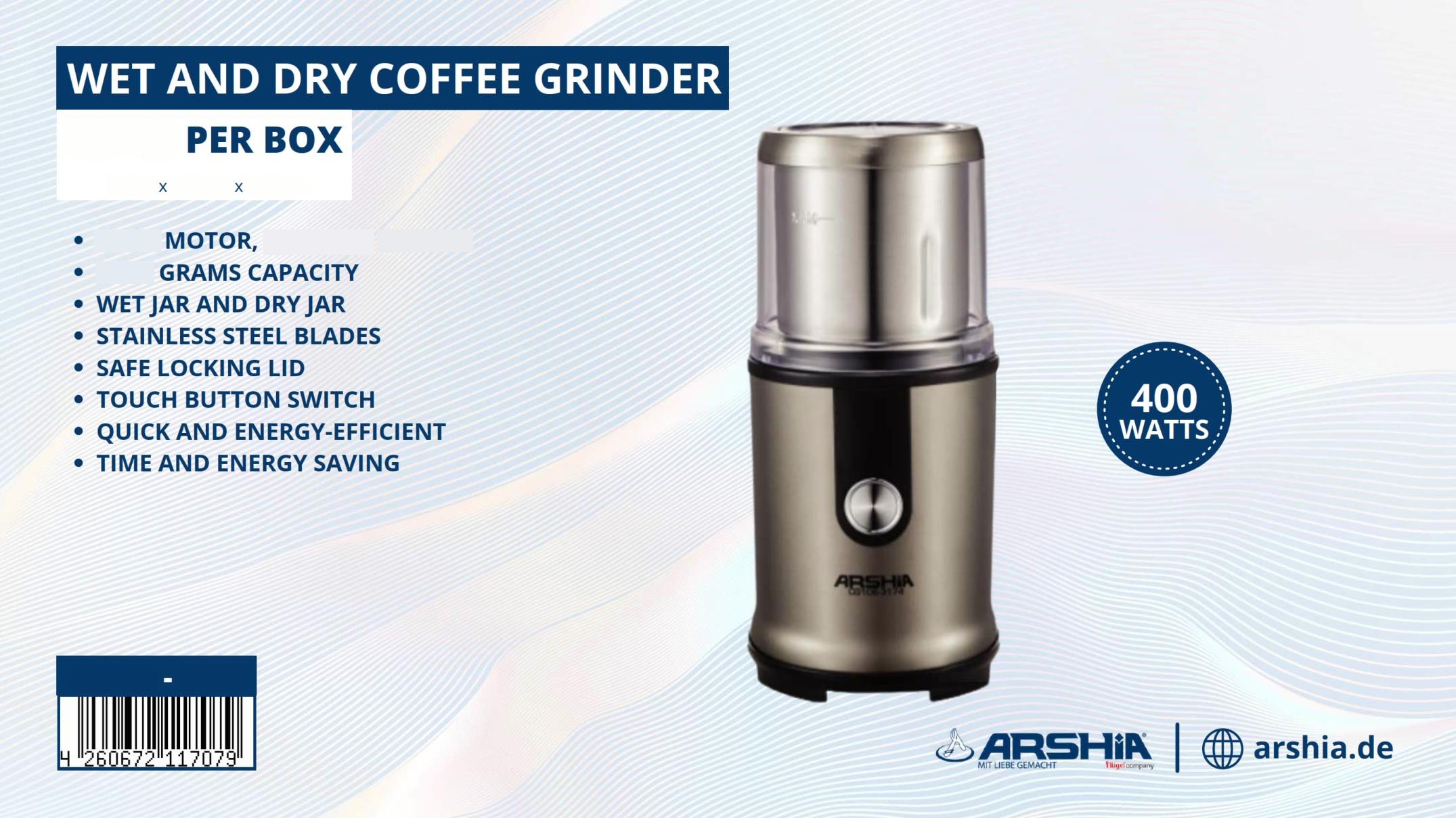 Wet and Dry Coffee Grinder