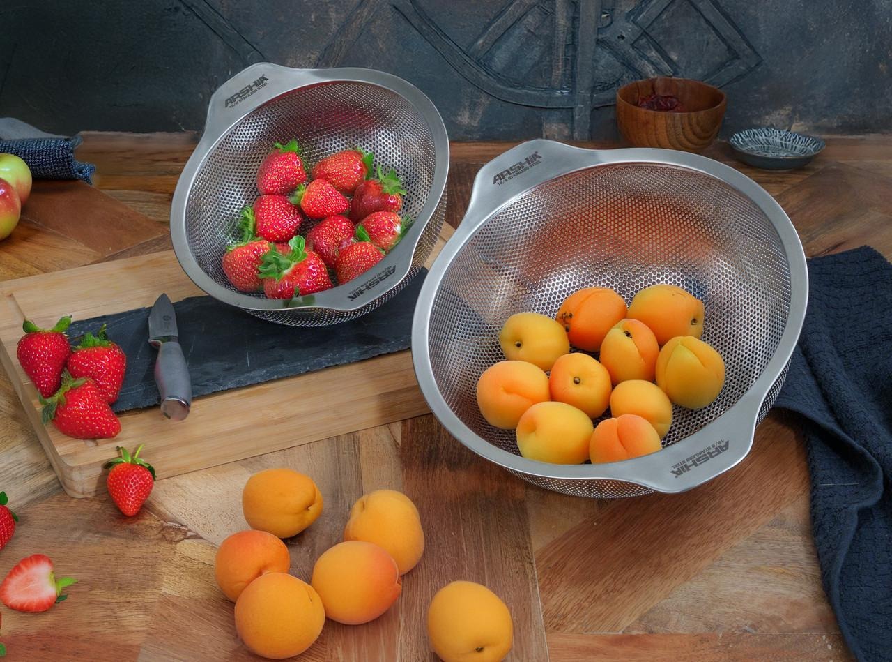 Stainless Steel Colander Set