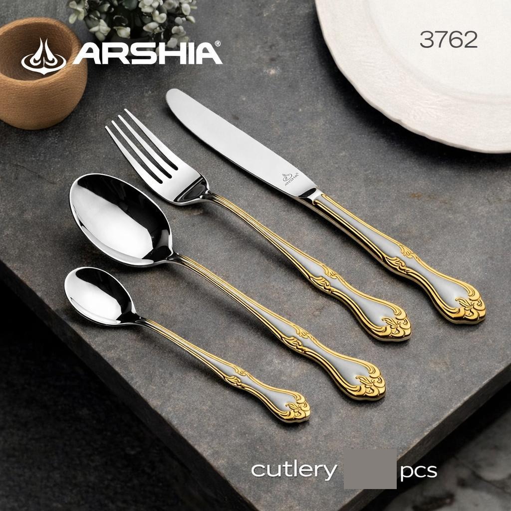Arshia Gold Cutlery Set