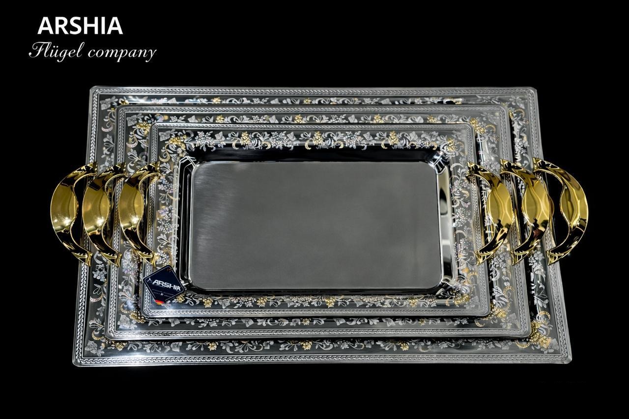 ARSHIA Decorative Tray Set 3 pcs