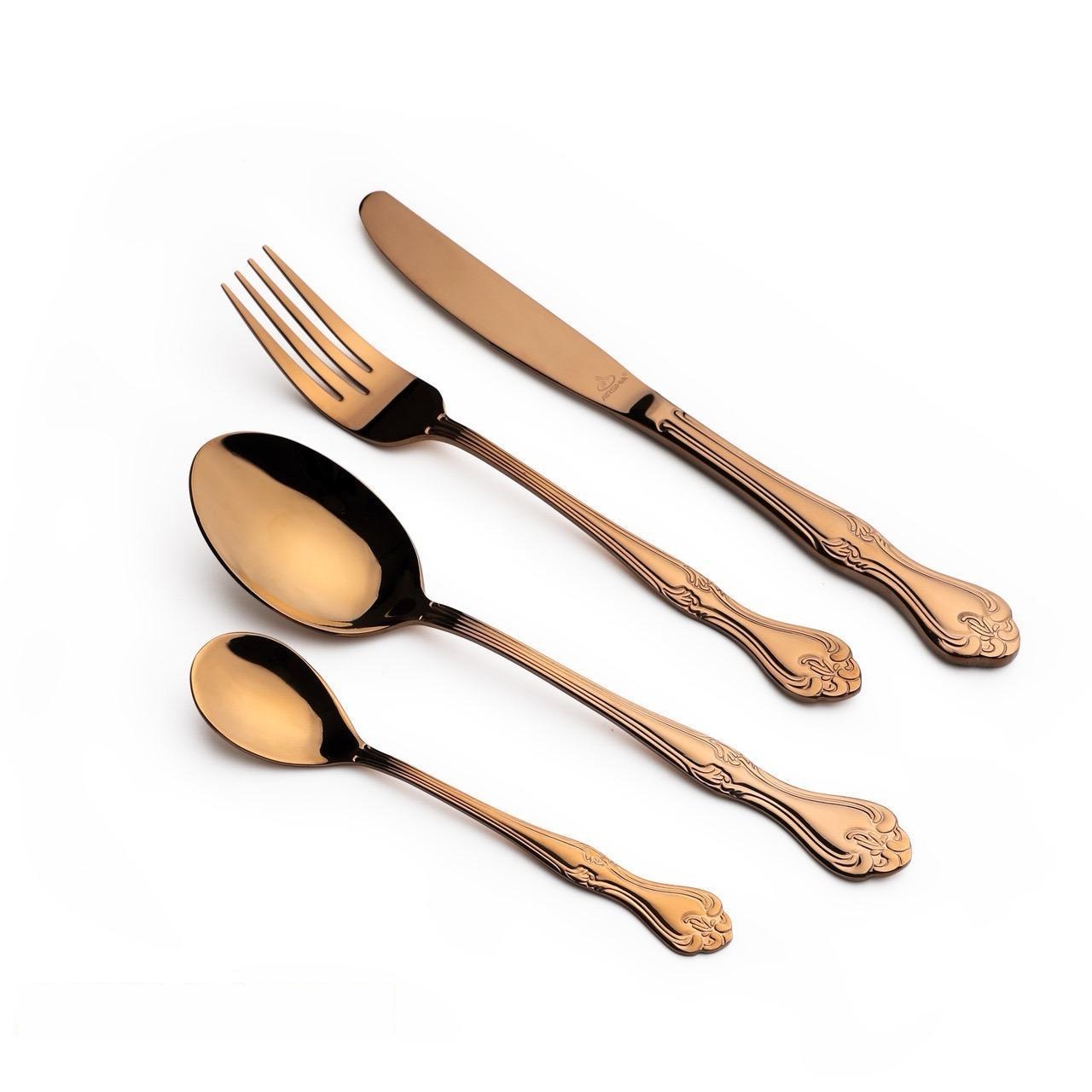 Gold-Plated Cutlery Set