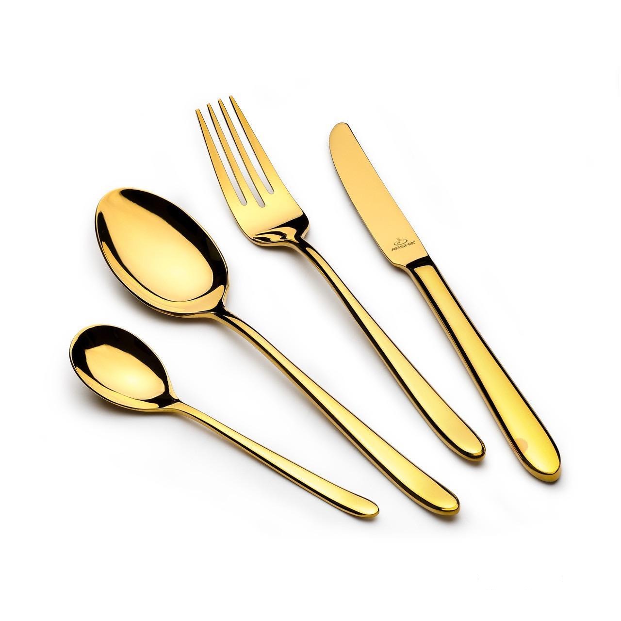Gold Stainless Steel Cutlery Set