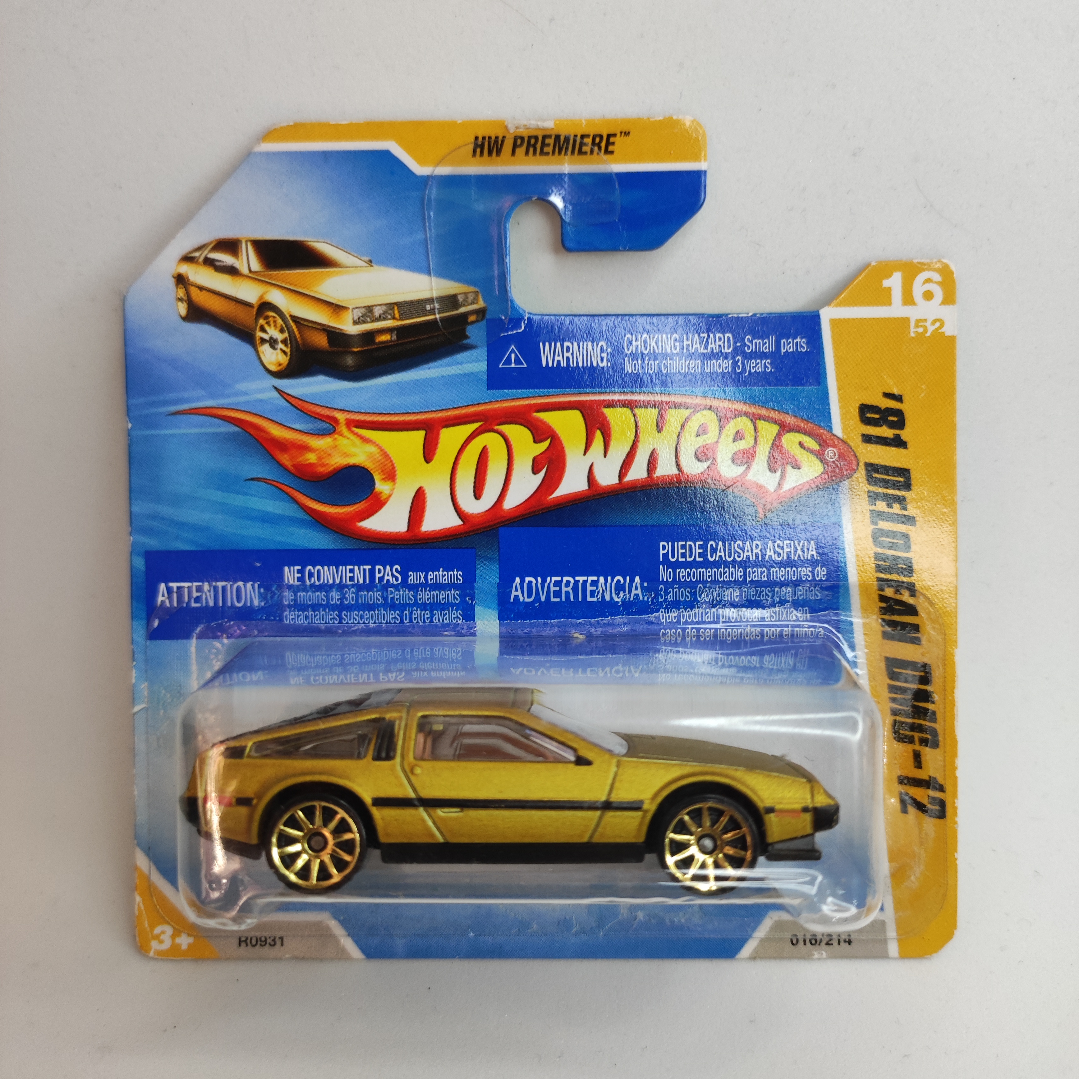 Hot Wheels '81 DeLorean DMC-12