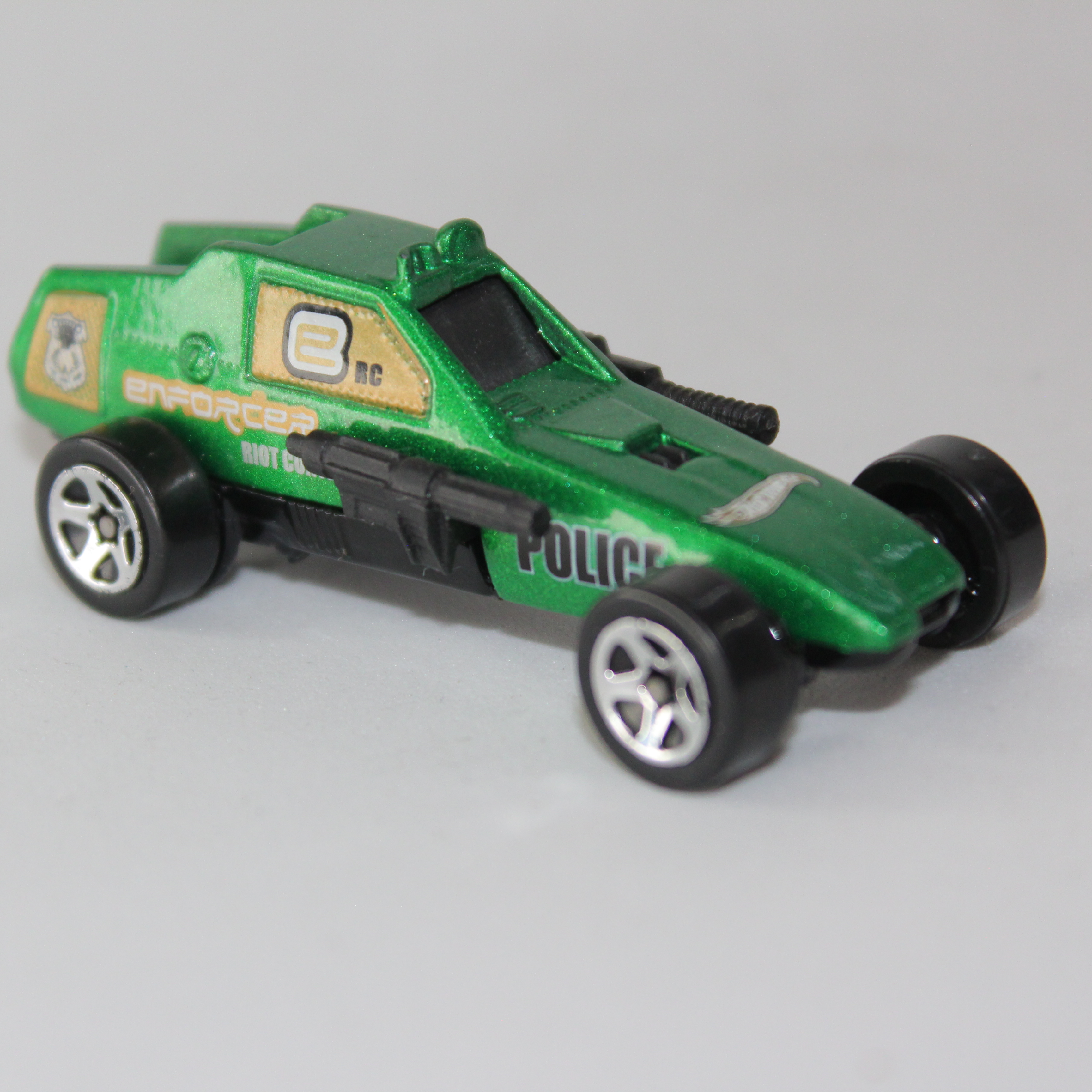Carrito de Juguete Policía Verde