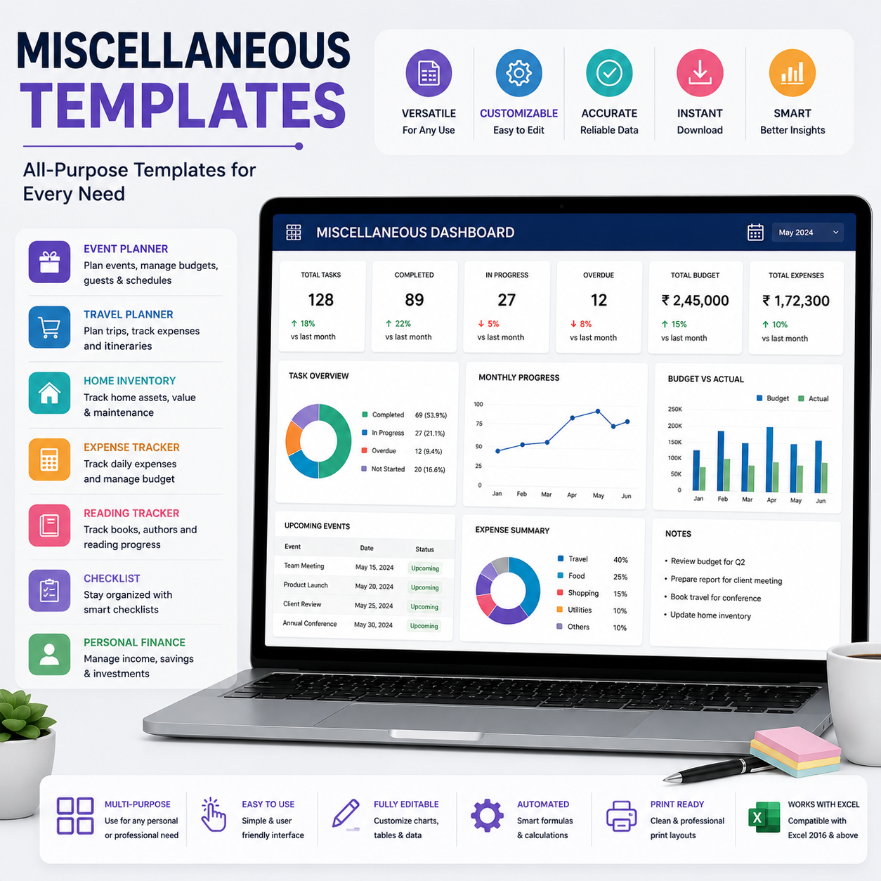 Miscellaneous Templates Bundle