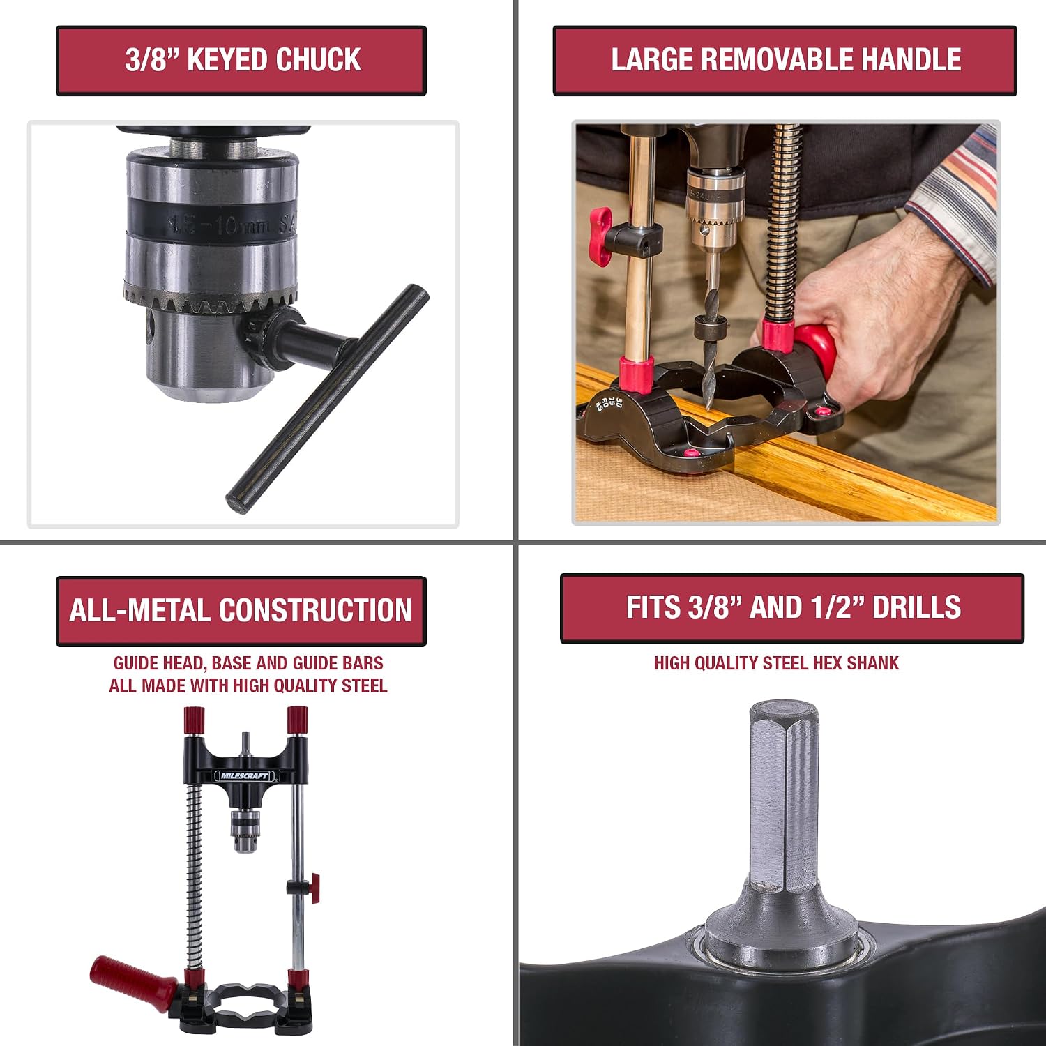 Milescraft 1318 DrillMate Portable Drill Press