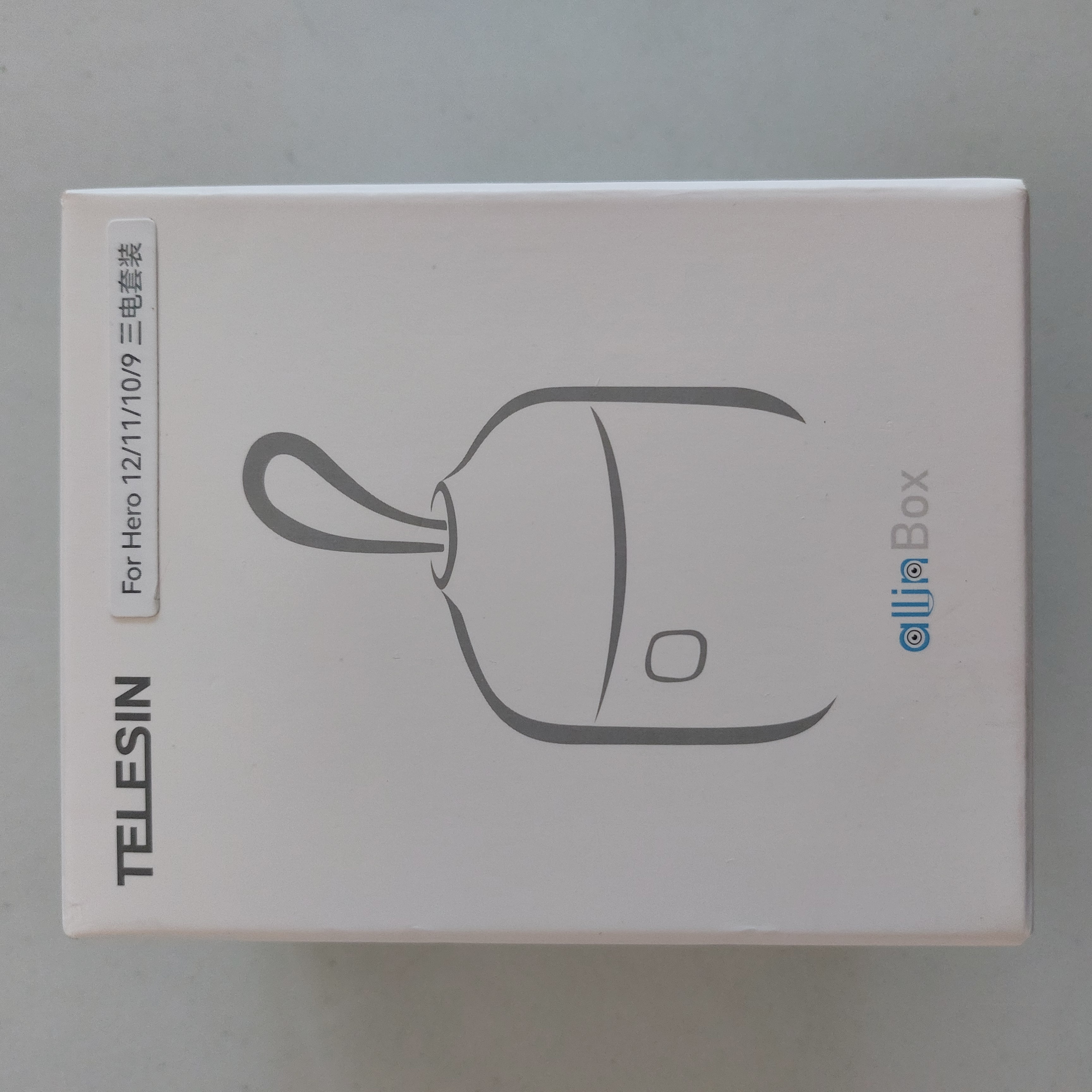 TELESIN Allin Box Portable Storage Charger with Batteries for GoPro Hero 12/11/10/9