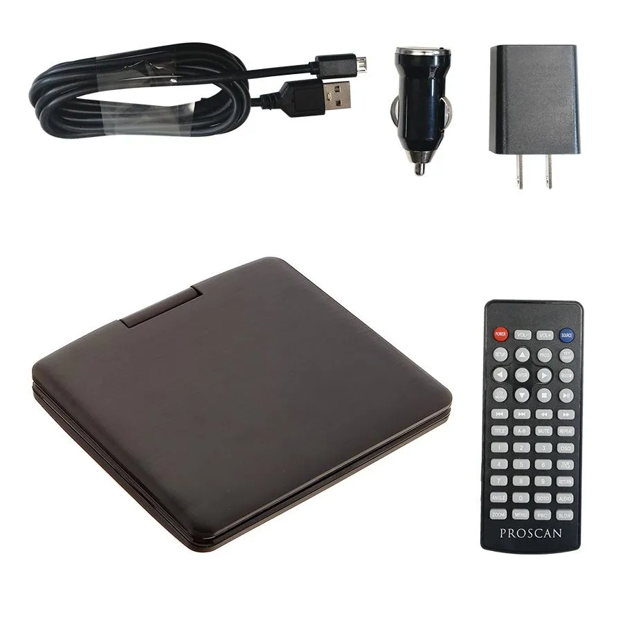 PROSCAN Portable DVD Player with 7" Swivel Screen, PDVD7040