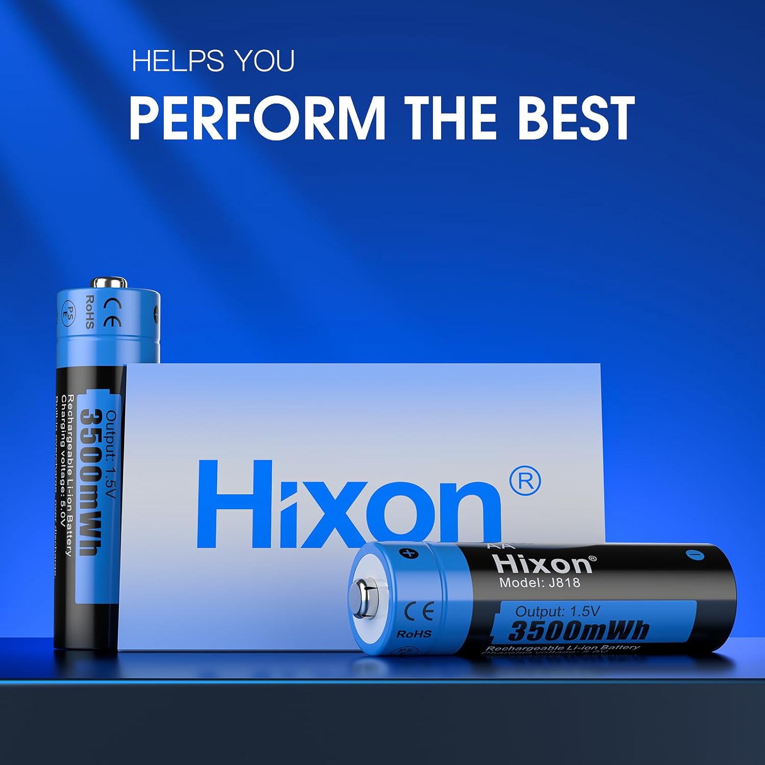 Hixon Lithium Rechargeable Batteries (4-Pack)
