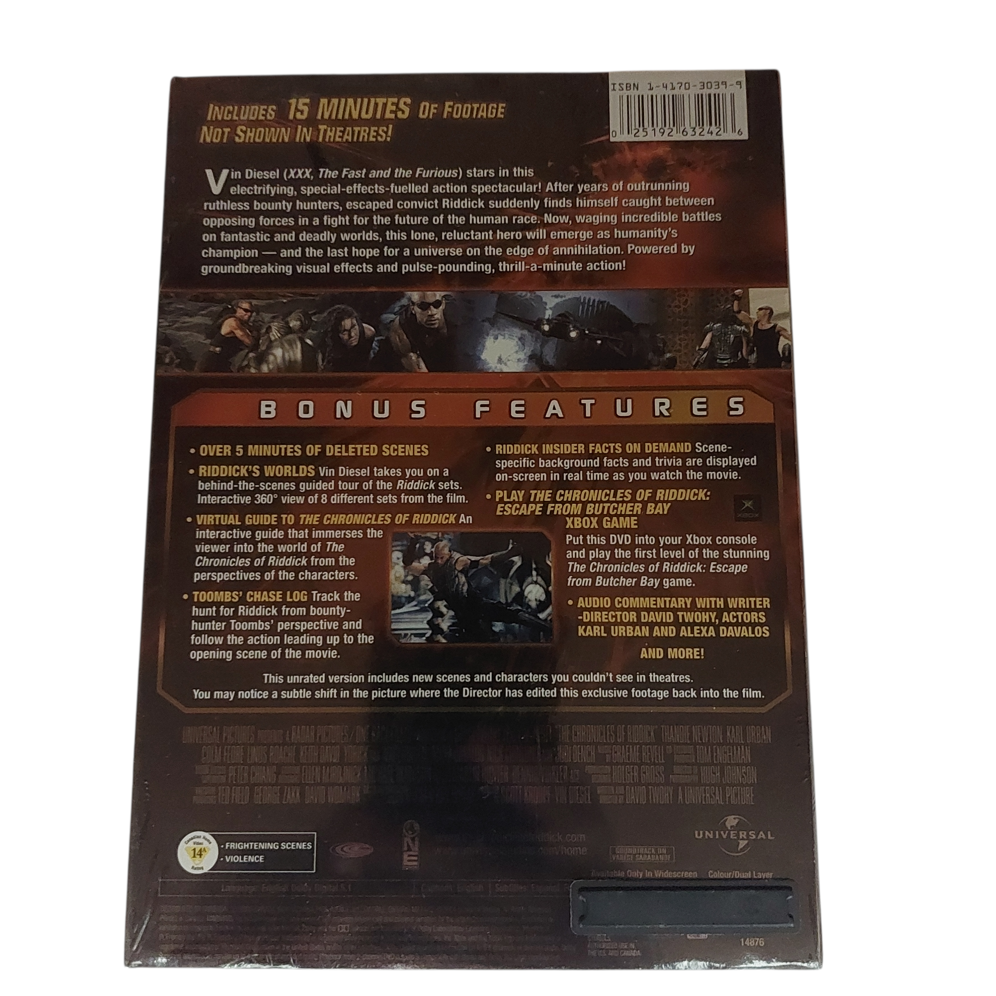 The Chronicles of Riddick DVD