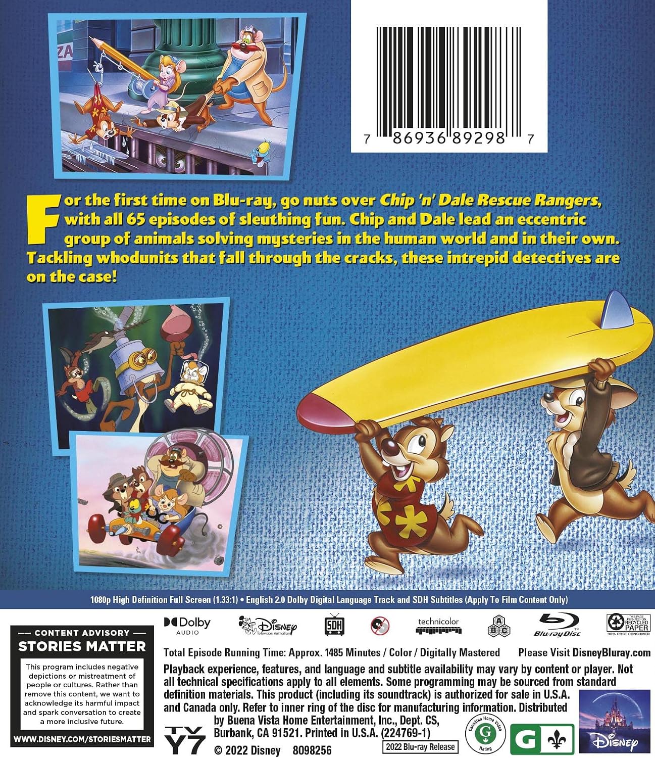 Chip 'n Dale Rescue Rangers: The Complete Series (Blu-ray)
