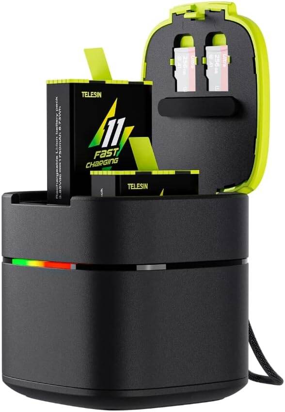 TELESIN Battery Fast Charging Box Hero 11/10/9