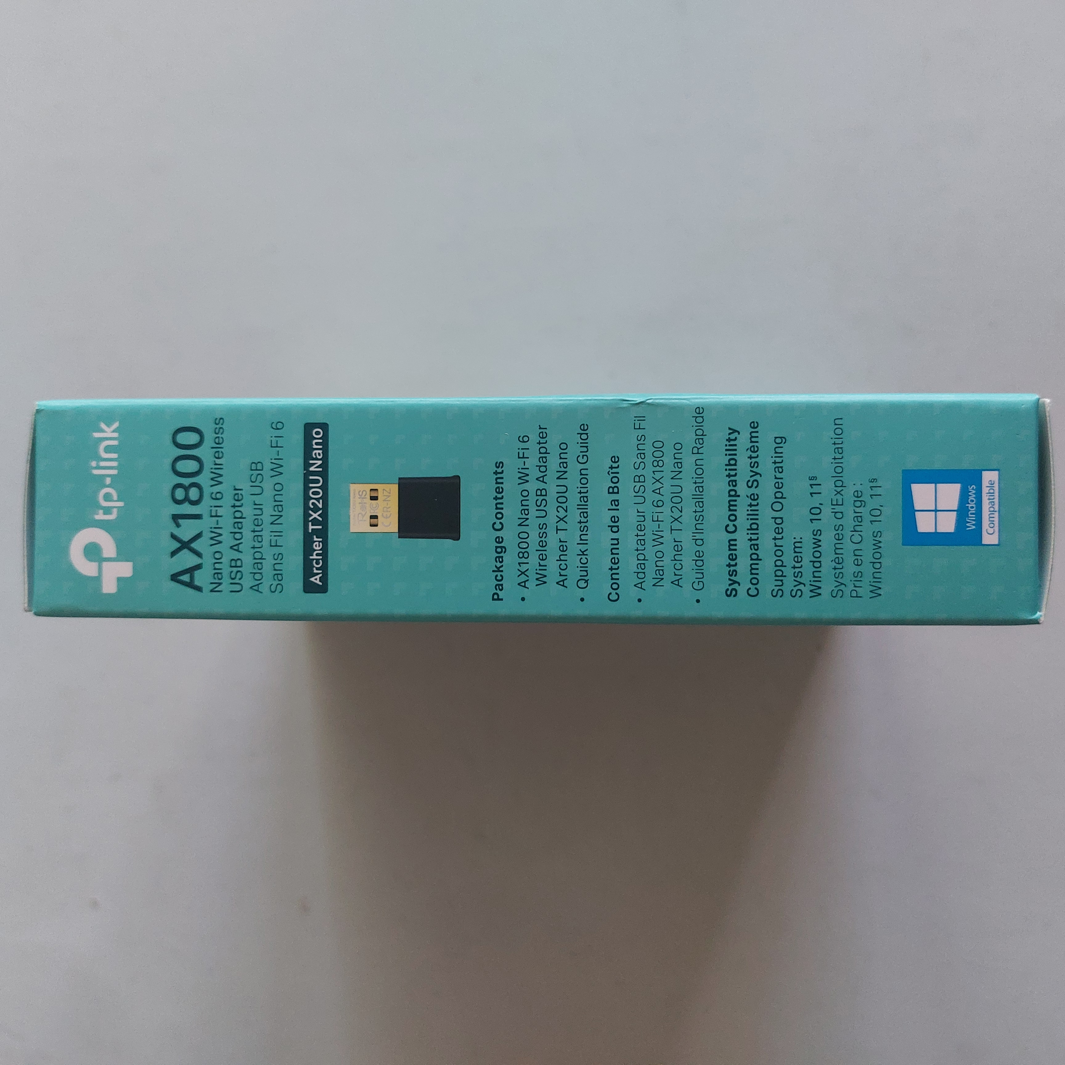 TP-Link AX1800 Nano Wi-Fi 6 USB Adapter, Archer TX20U Nano