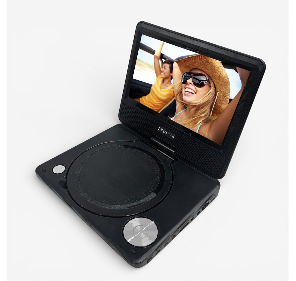 PROSCAN Portable DVD Player with 7" Swivel Screen, PDVD7040