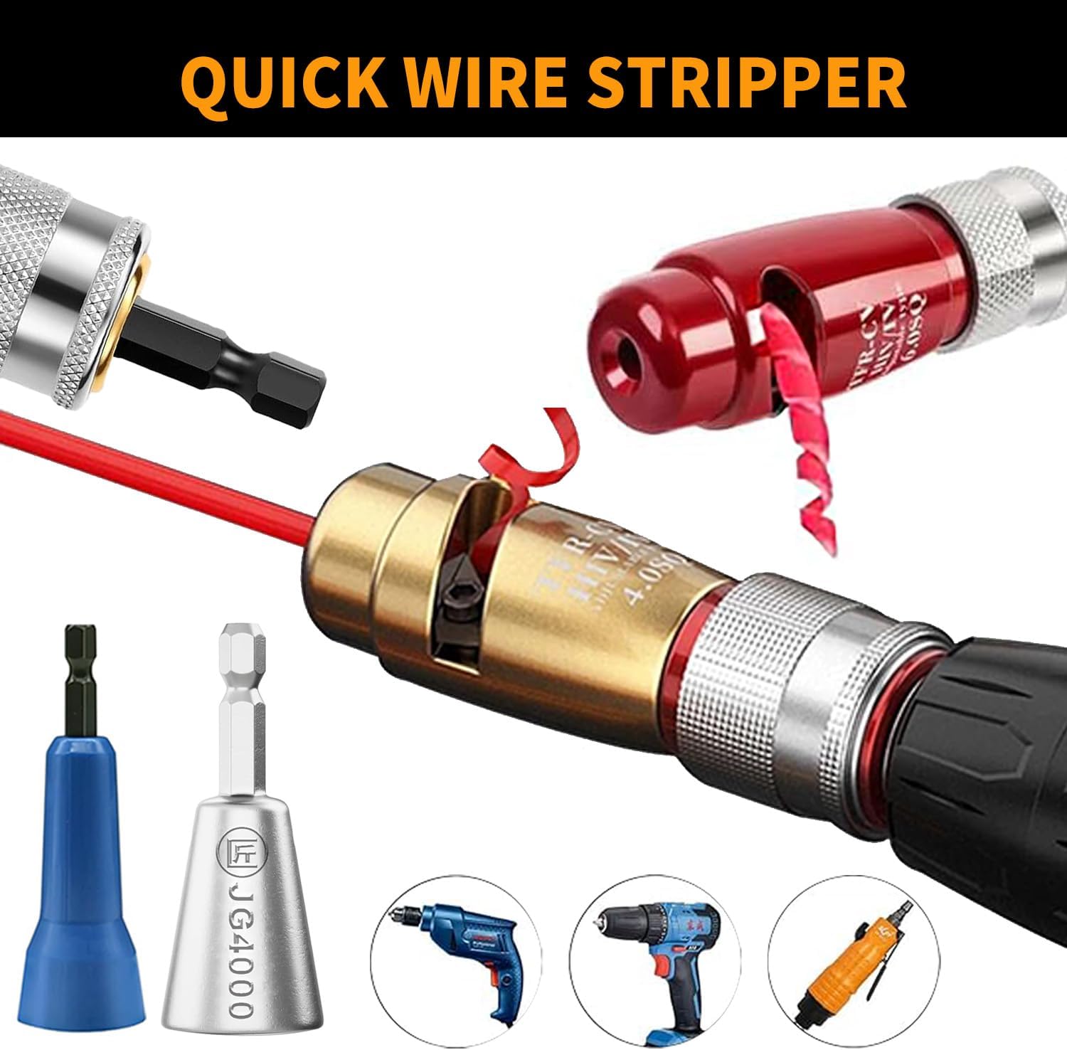 4 in 1 Wire Stripping and Twisting Tool Set