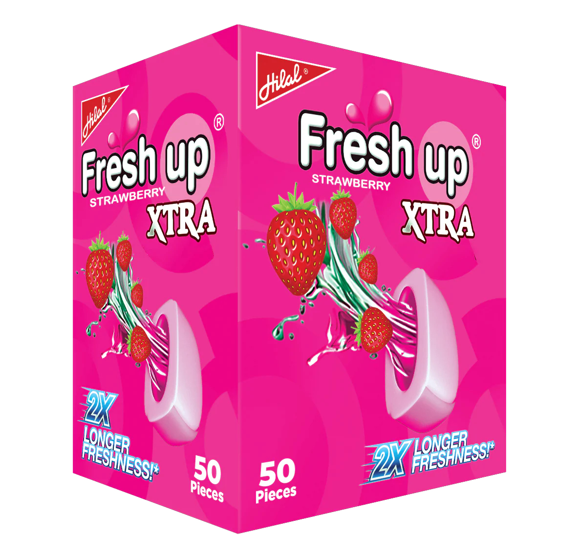 Fresh Up Xtra Strawberry Chewing Gum