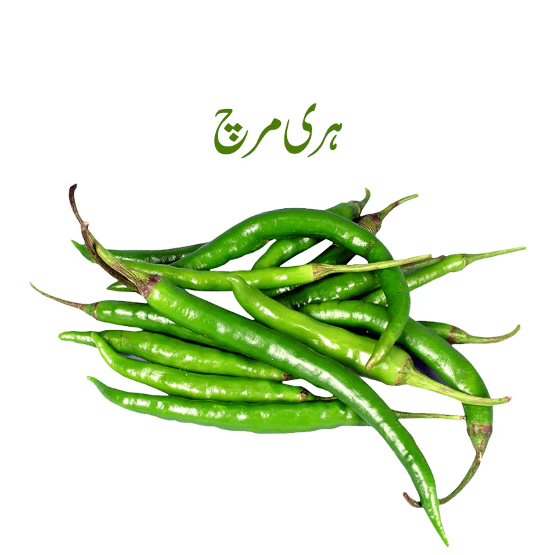 Fresh Green Chilies