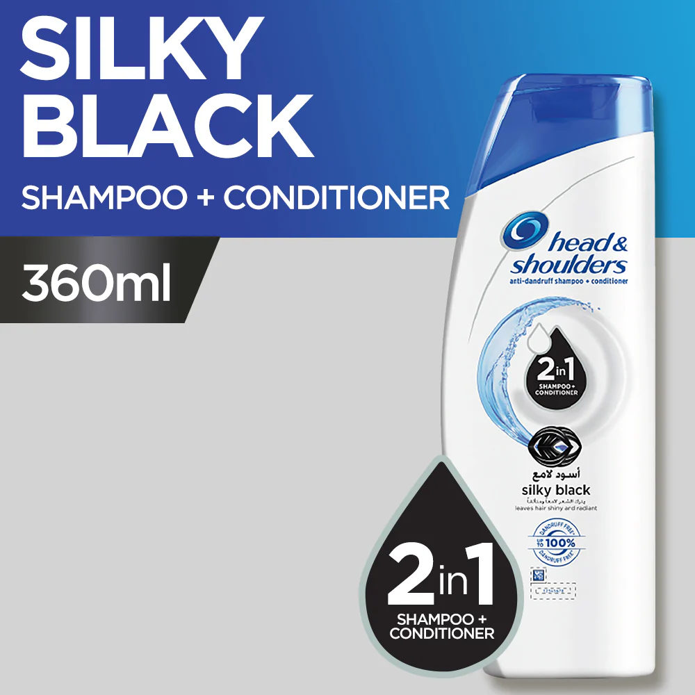 Head & Shoulders Silky Black 2-in-1