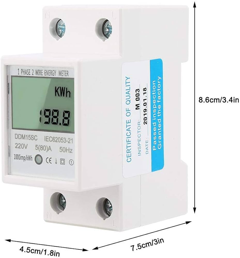 Single Phase Energy Meter