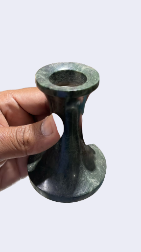 Green Marble Candle Holder