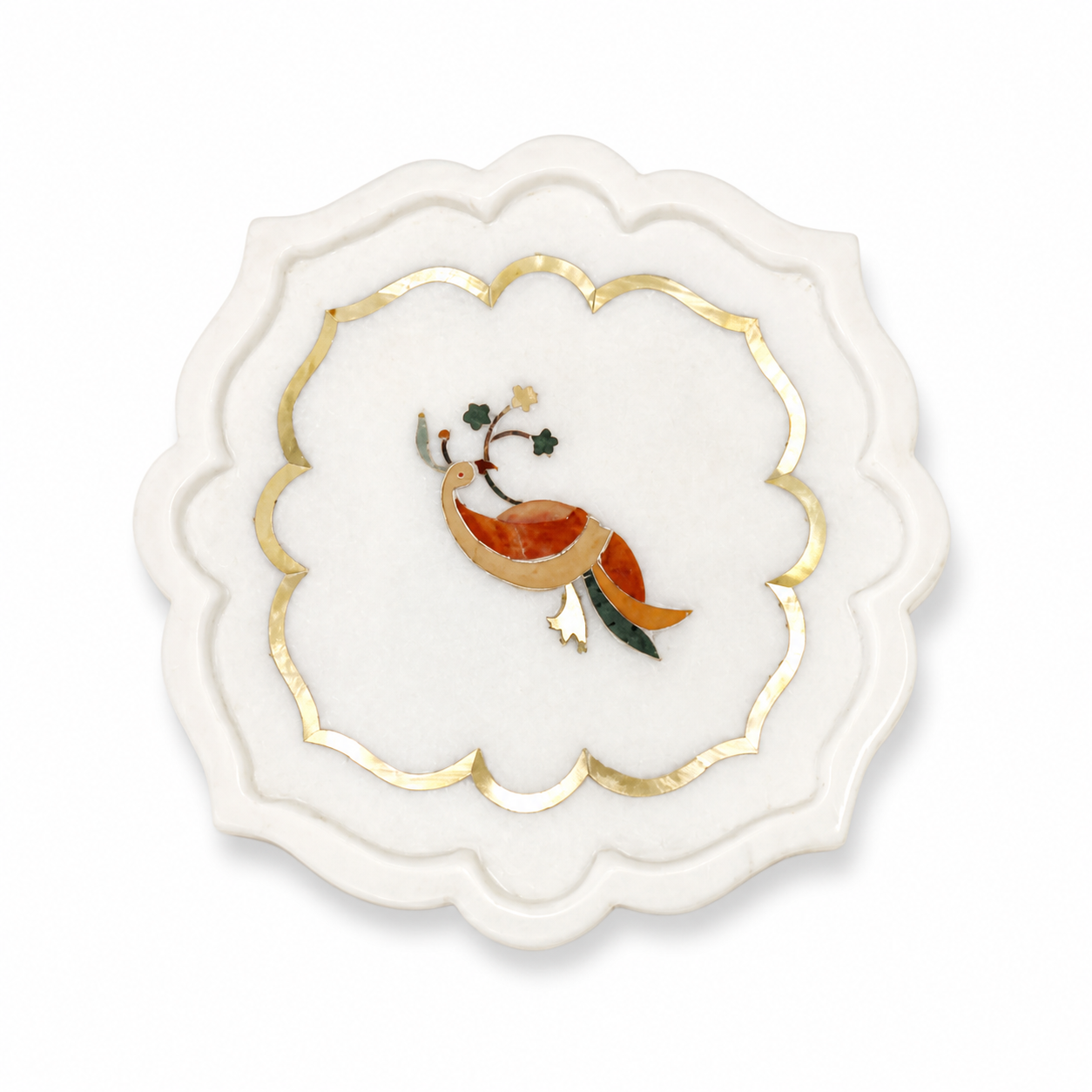 Marble Inlay Trinket Tray