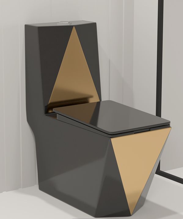 Modern Geometric Toilet