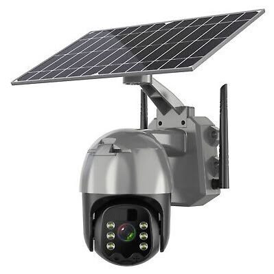 Solar-Powered Outdoor Security Camera
