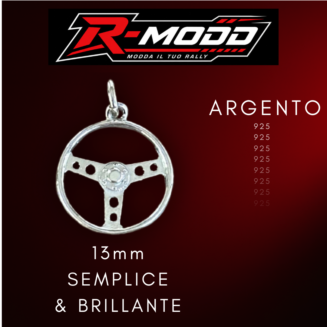 Racing Steering Wheel Necklace