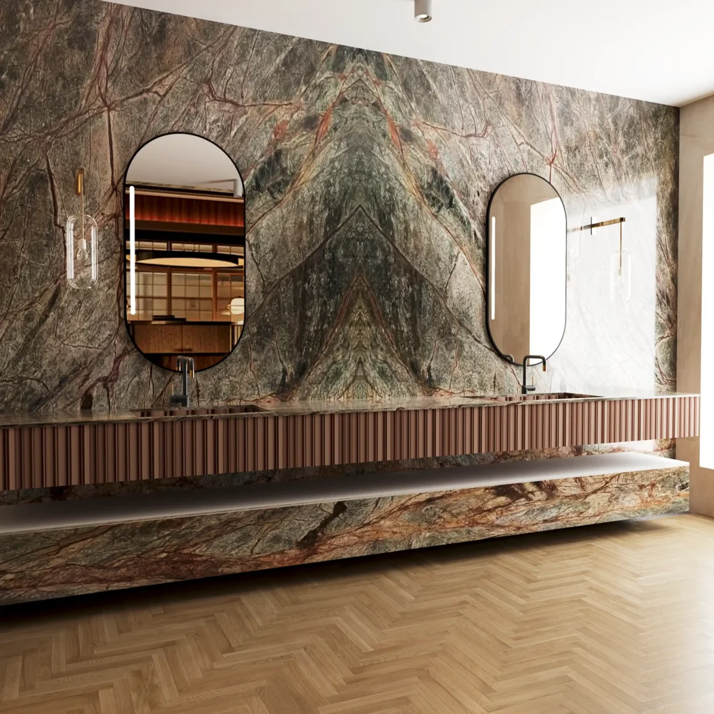 Rain Forest Brown Marble