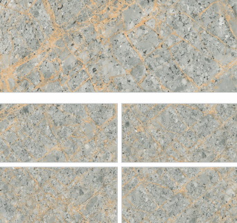 Golden Wave Tiles