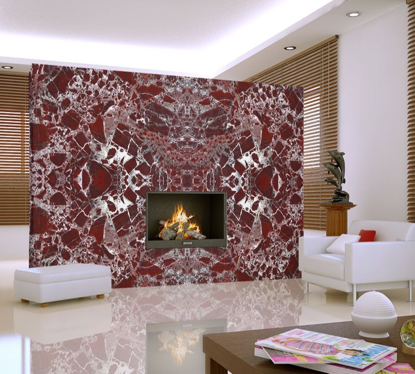Indian Red Lavante Marble