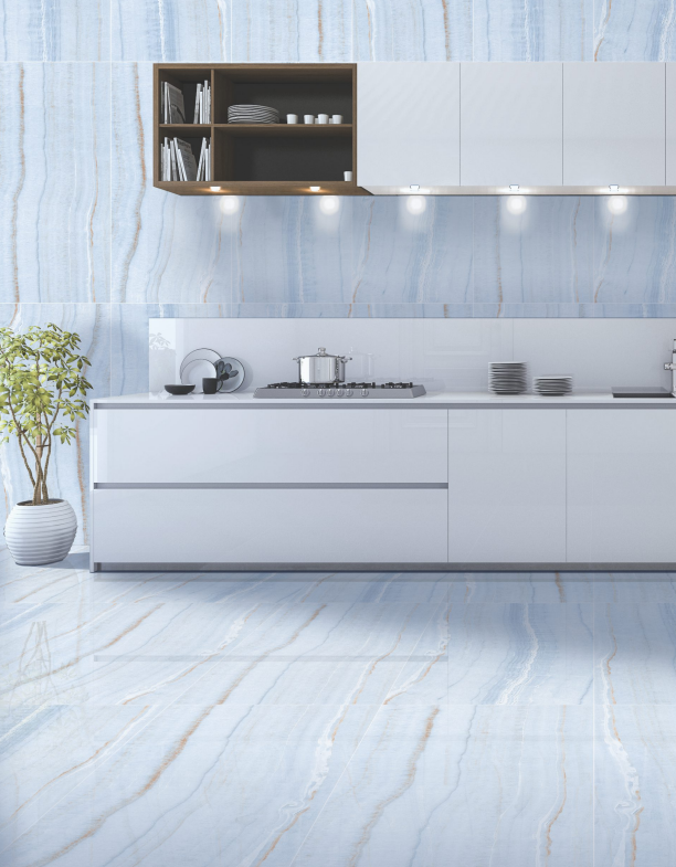 Crystal Azul tiles