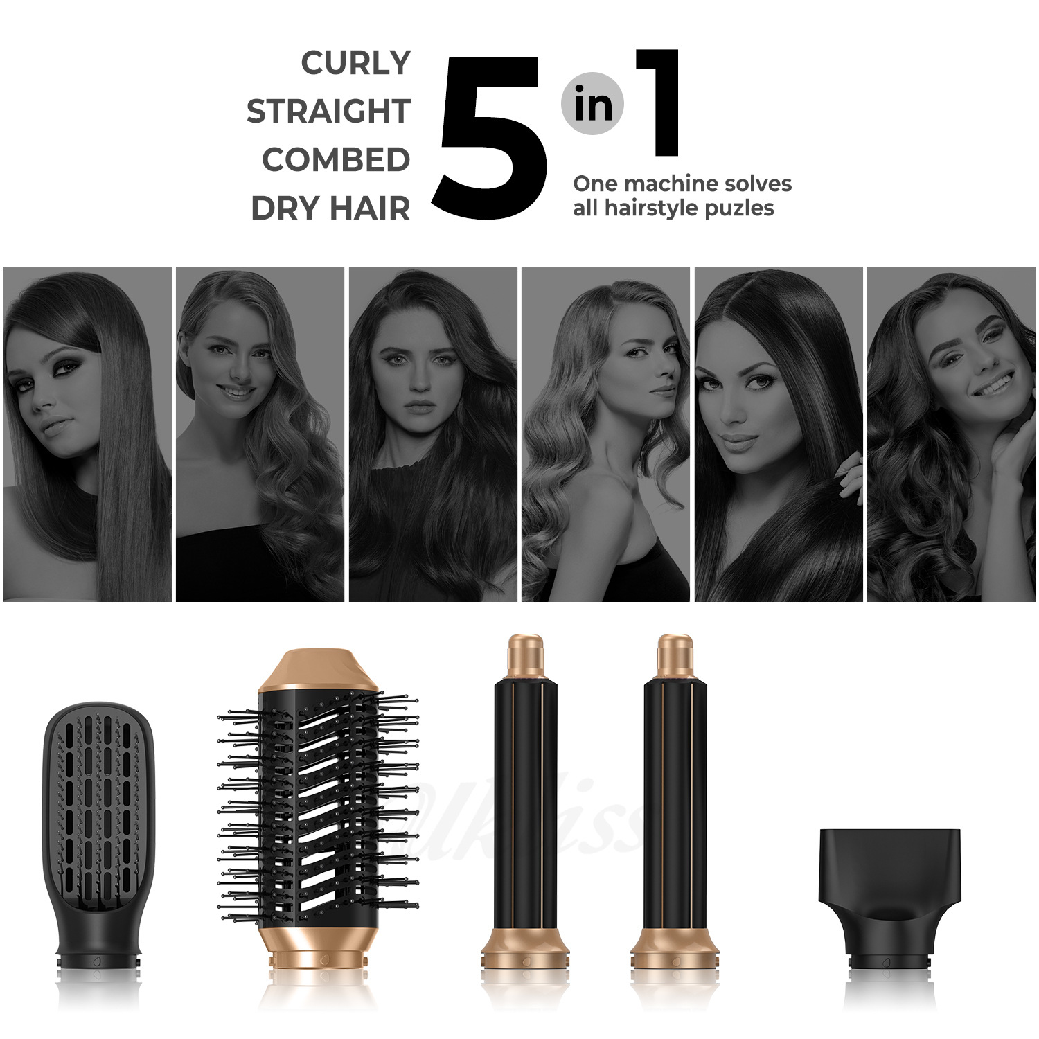SL-631 5 in 1 Hair Dryer Brush