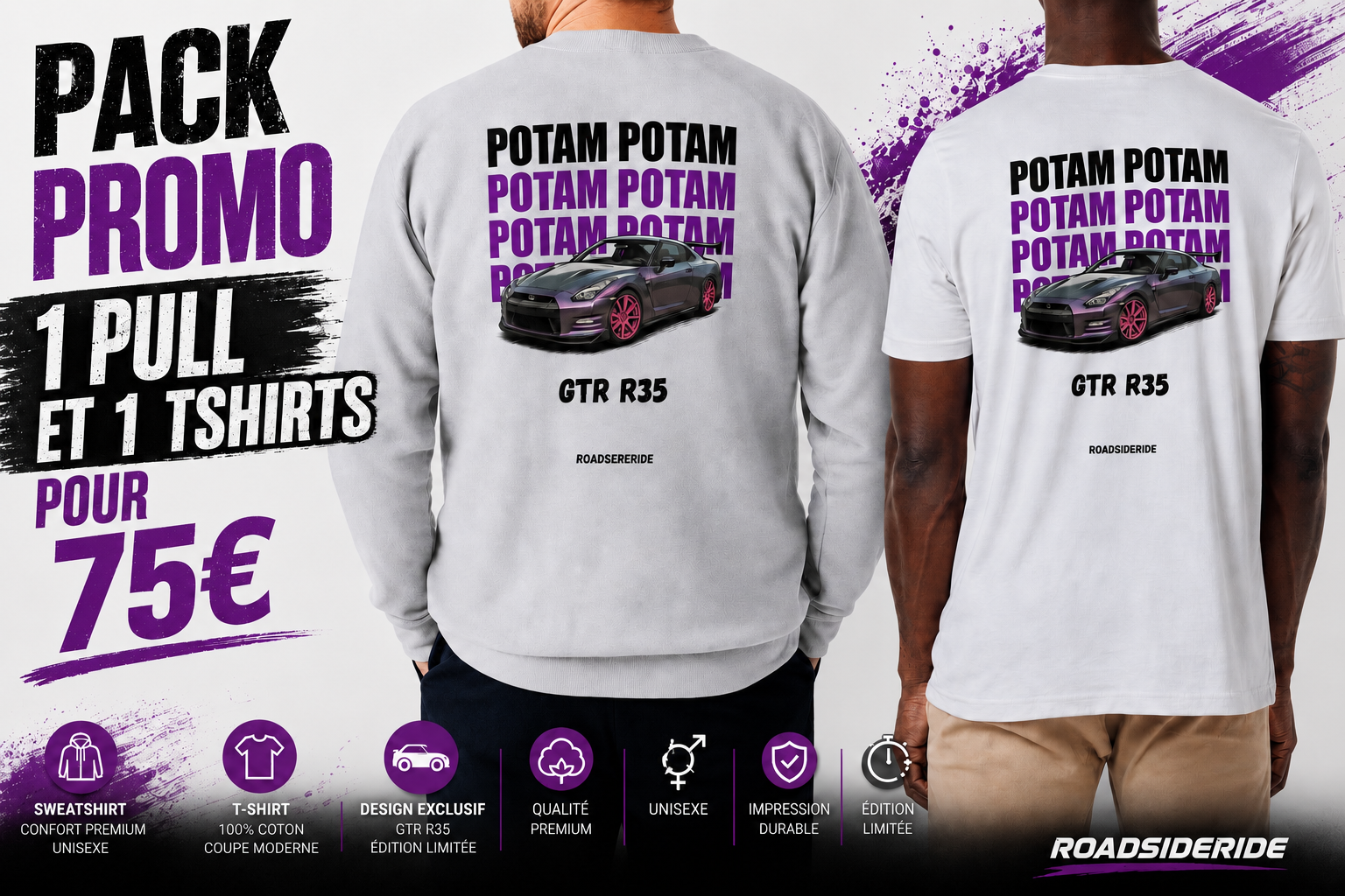 Pack Promo 1 pull & 1 t-shirt exclusifs