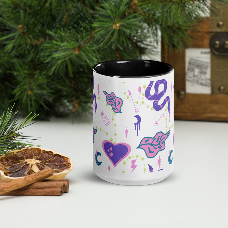 Taza mágica ilustrada