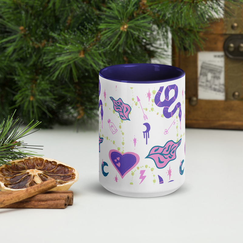 Taza mágica ilustrada