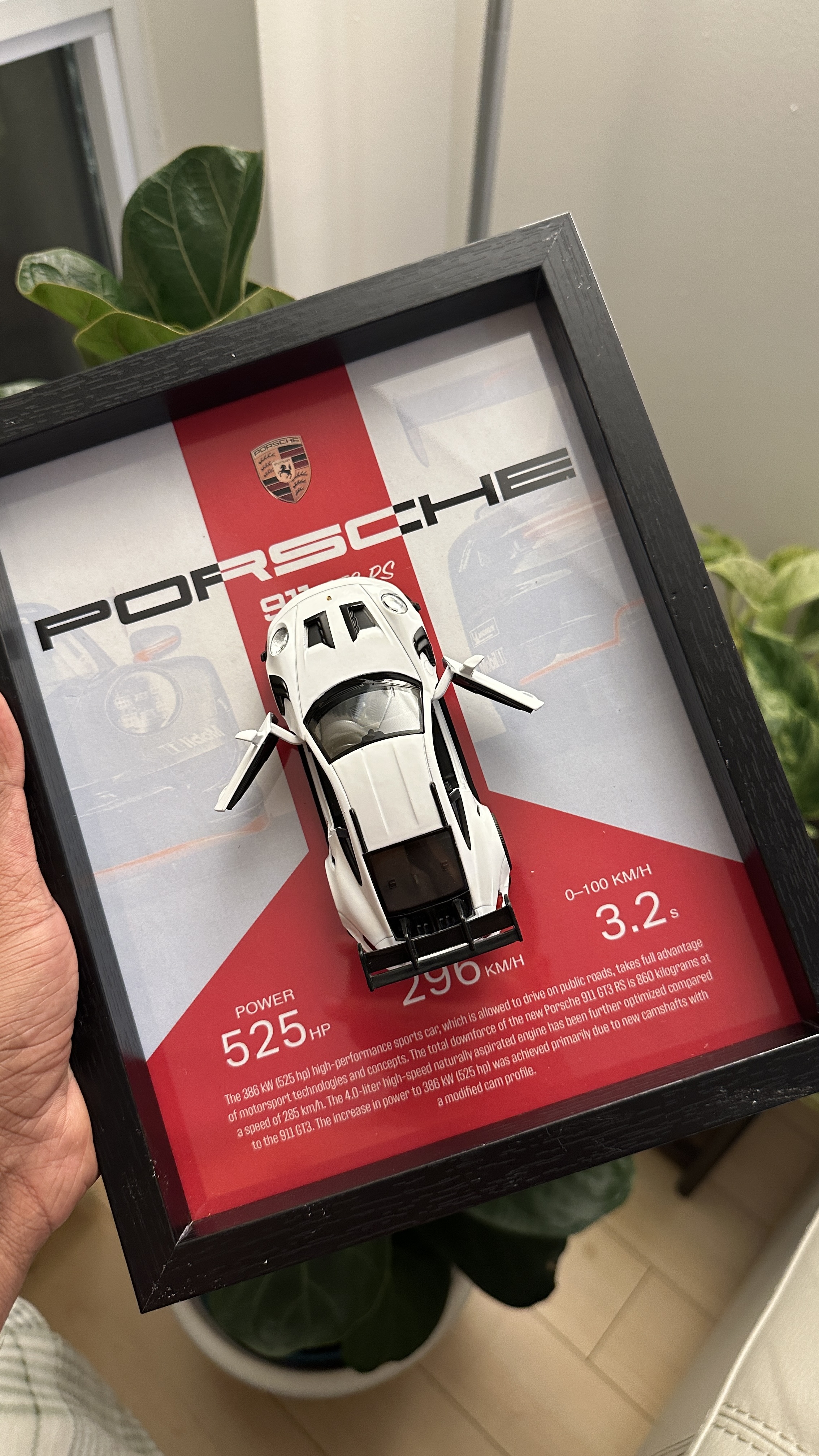 Porsche 911 Diecast Car Frame | 8x10 | Supercar Decor | Car Enthusiast Gift