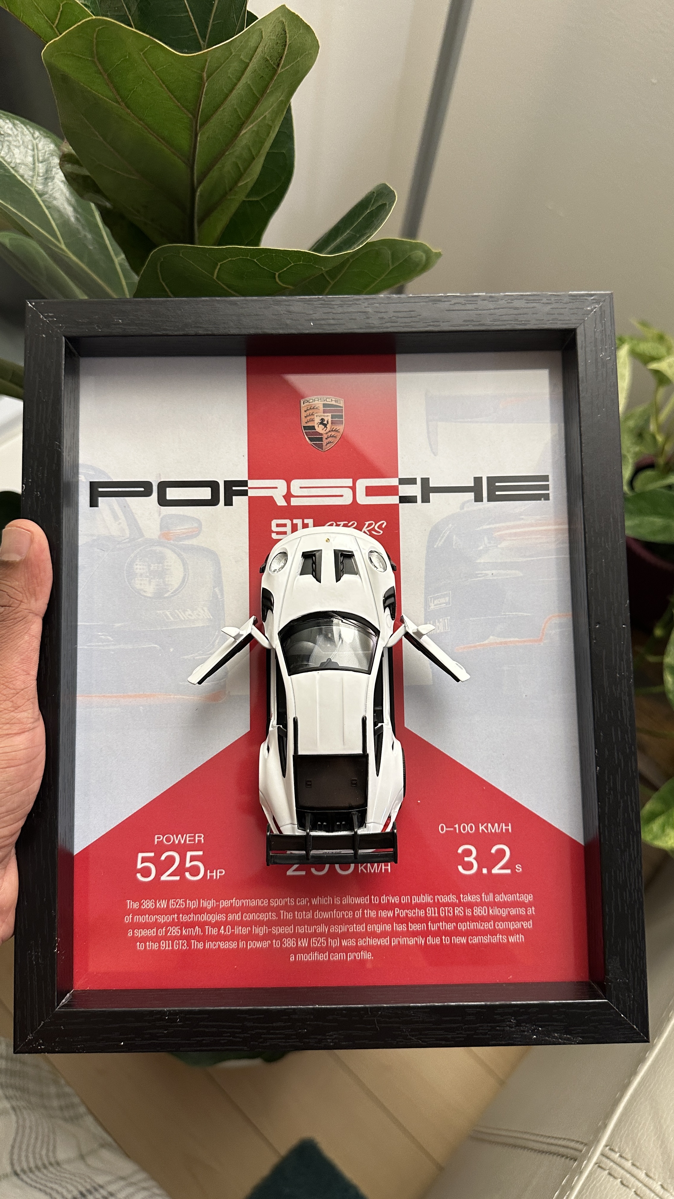 Porsche 911 Diecast Car Frame | 8x10 | Supercar Decor | Car Enthusiast Gift
