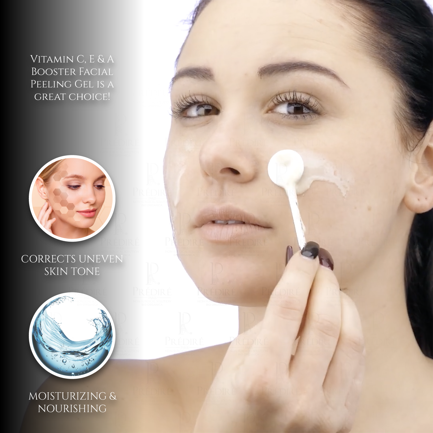 Argan Oil Facial Peeling Gel with Vitamin E & A