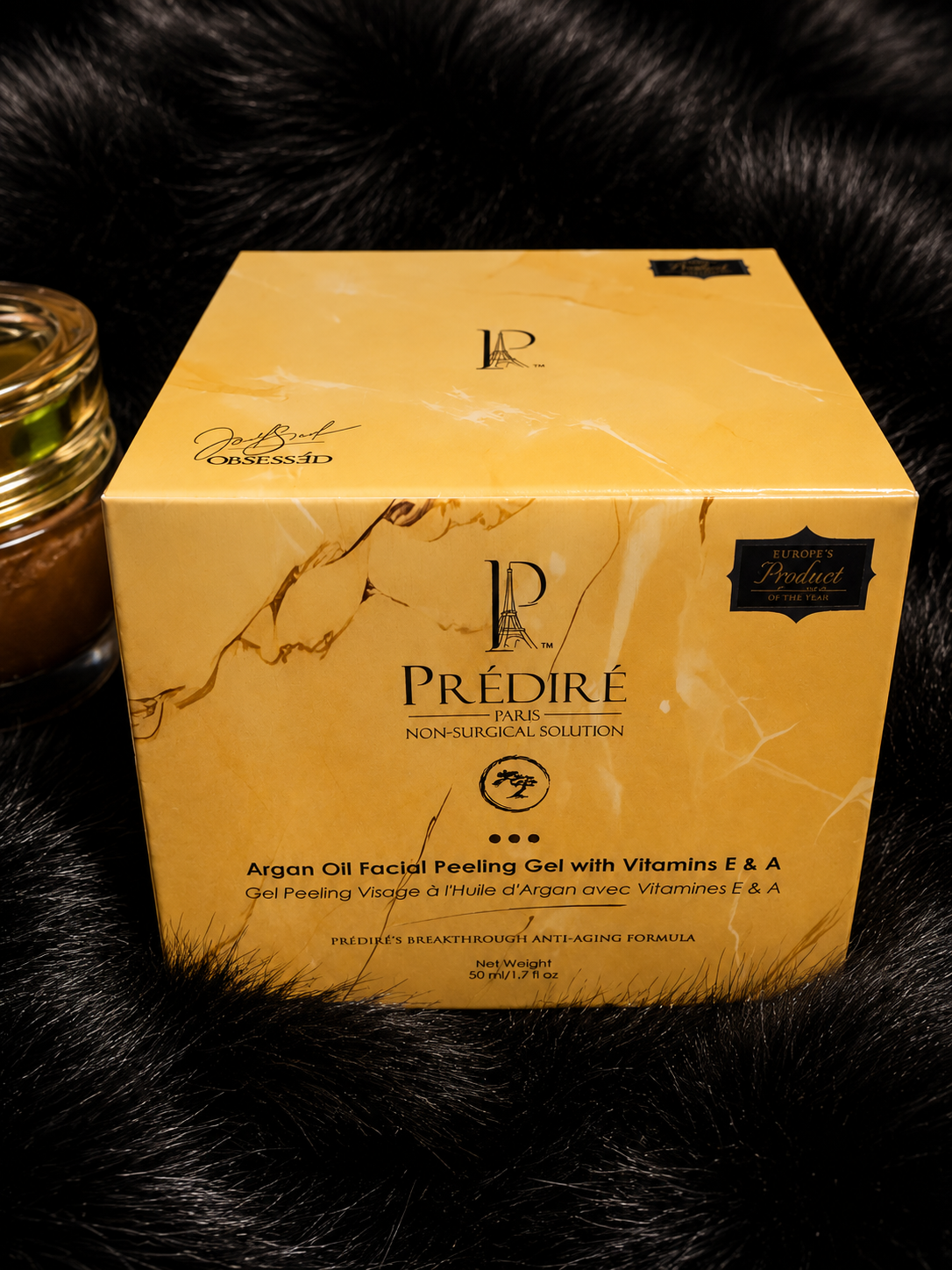 Argan Oil Facial Peeling Gel with Vitamin E & A