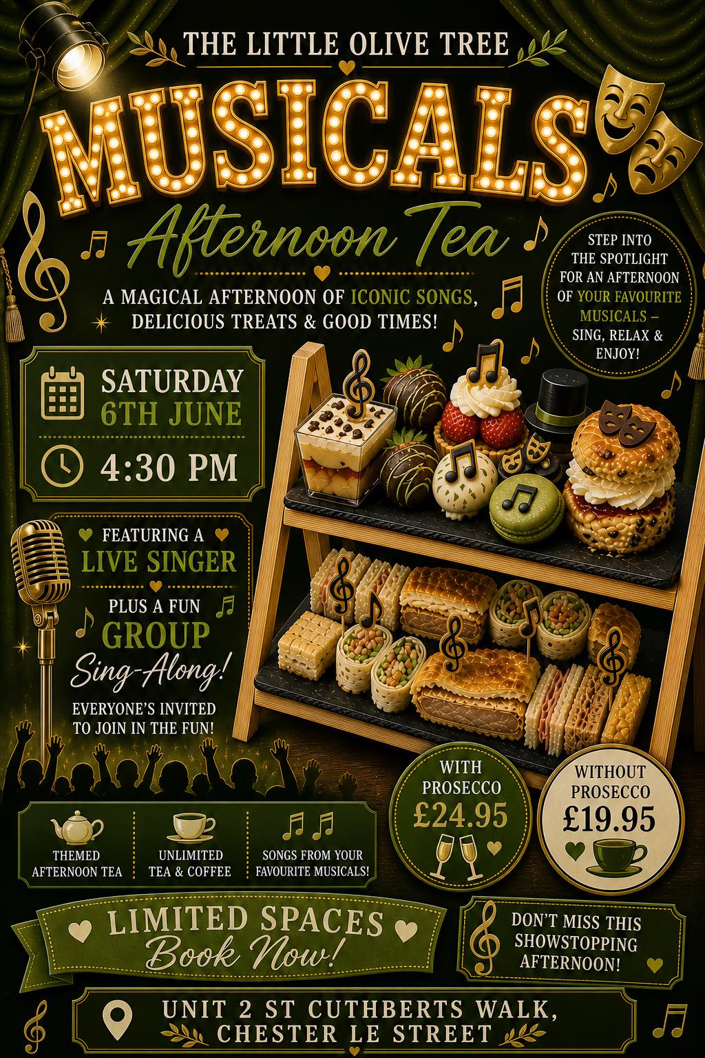 Musicals Afternoon Tea - 6th June 2026