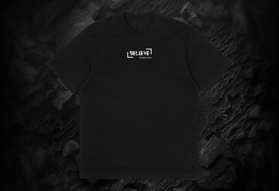 Believe Marathon Black T-Shirt