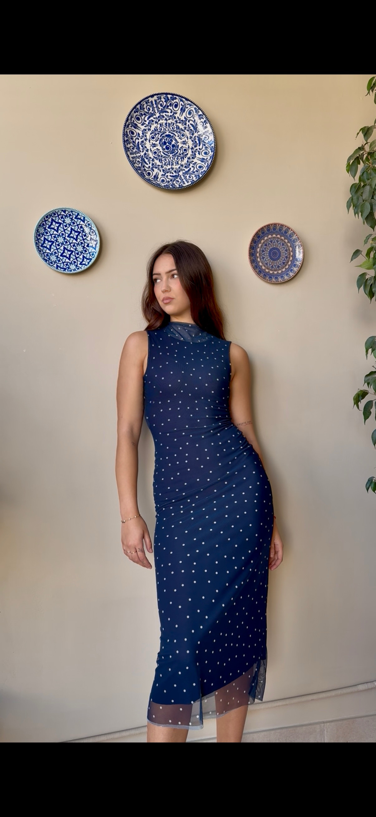 Vestido Lunar azul