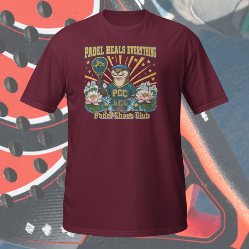 "Padel Heals Everything" - Padel Unisex T-Shirt