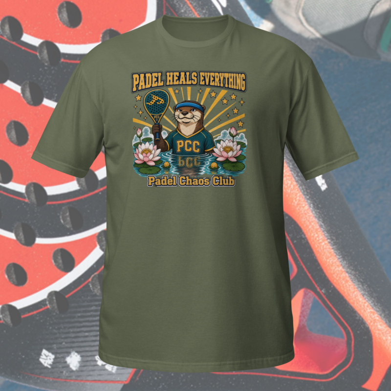 "Padel Heals Everything" - Padel Unisex T-Shirt