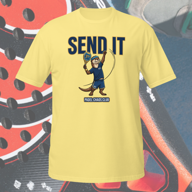 "Send It" - Padel Short-Sleeve Unisex T-Shirt