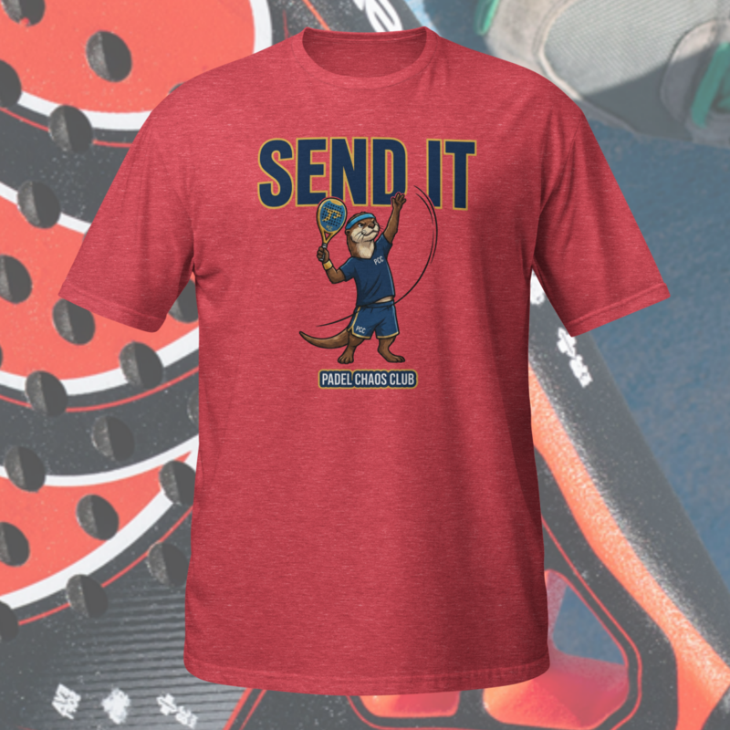 "Send It" - Padel Short-Sleeve Unisex T-Shirt