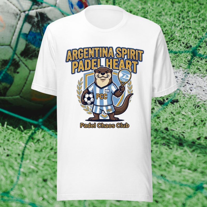"Argentina Spirit. Padel Heart." - World Cup Padel Fever - Unisex t-shirt